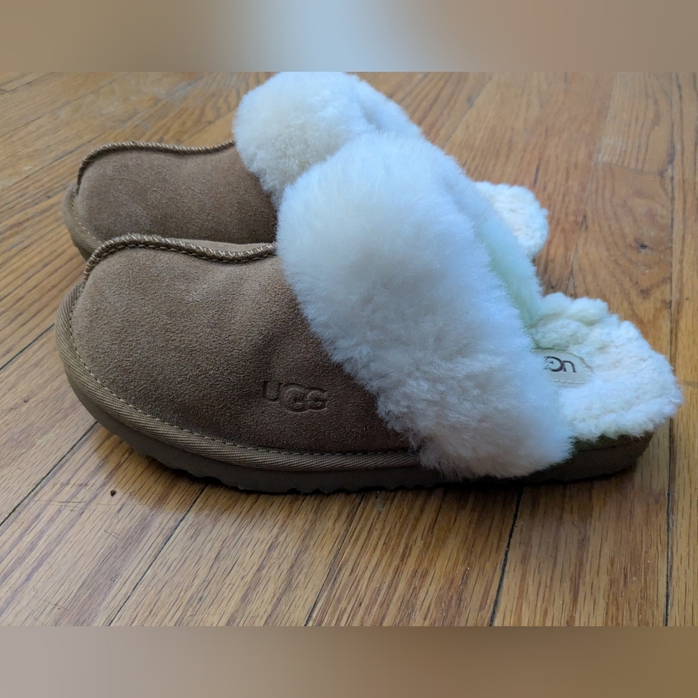 UGG Women's Disquette Slippers Chestnut Suede Upper - Picture 3 of 11